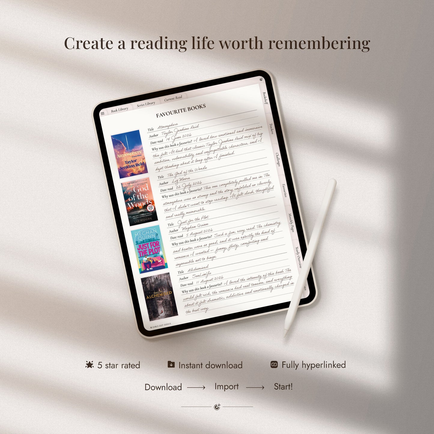 Digital Reading Journal