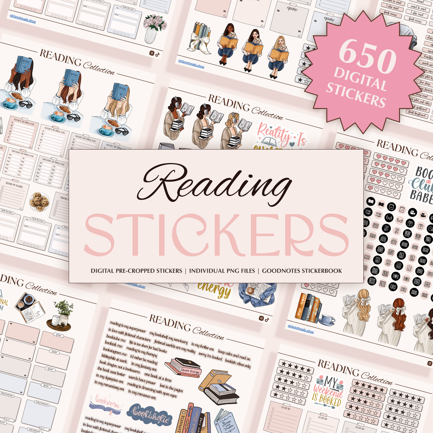 Digital Reading Stickers