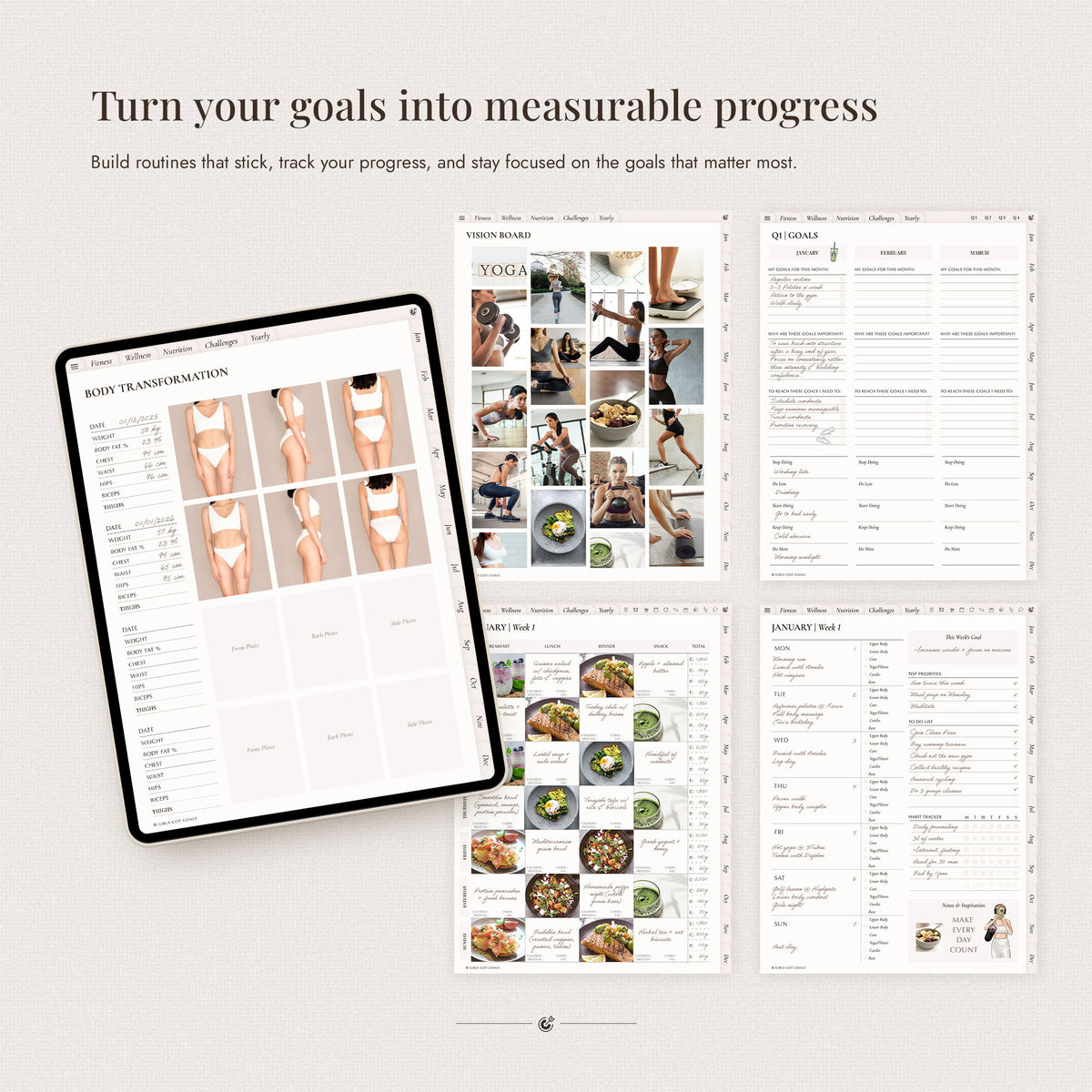 Digital Fitness Planner
