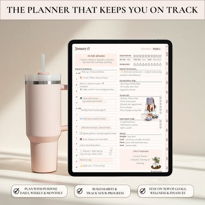 2026 + 2027 + Undated Digital Planner Bundle