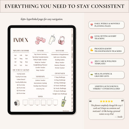Digital Fitness Planner