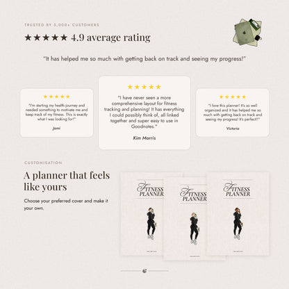 Digital Fitness Planner