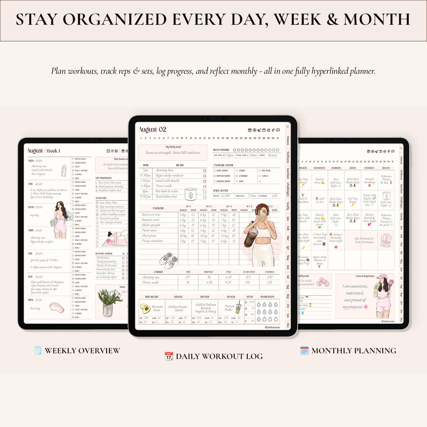 Digital Fitness Planner