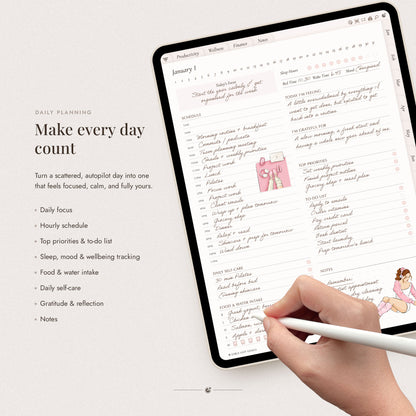 Undated Digital All-In-One Planner