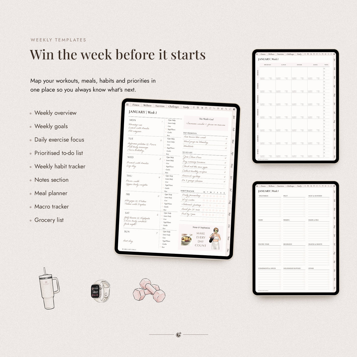 Digital Fitness Planner