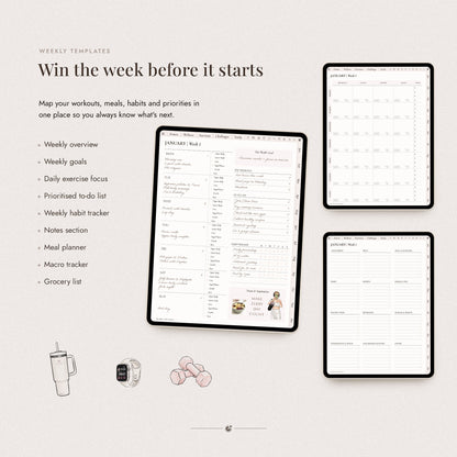 Digital Fitness Planner