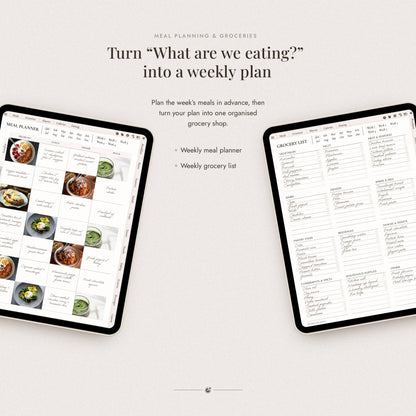 Digital Meal Planner & Recipe Book