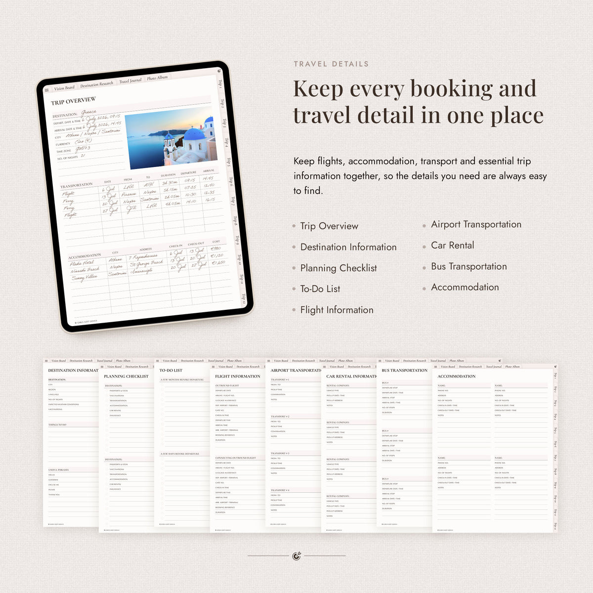 Digital Travel Planner