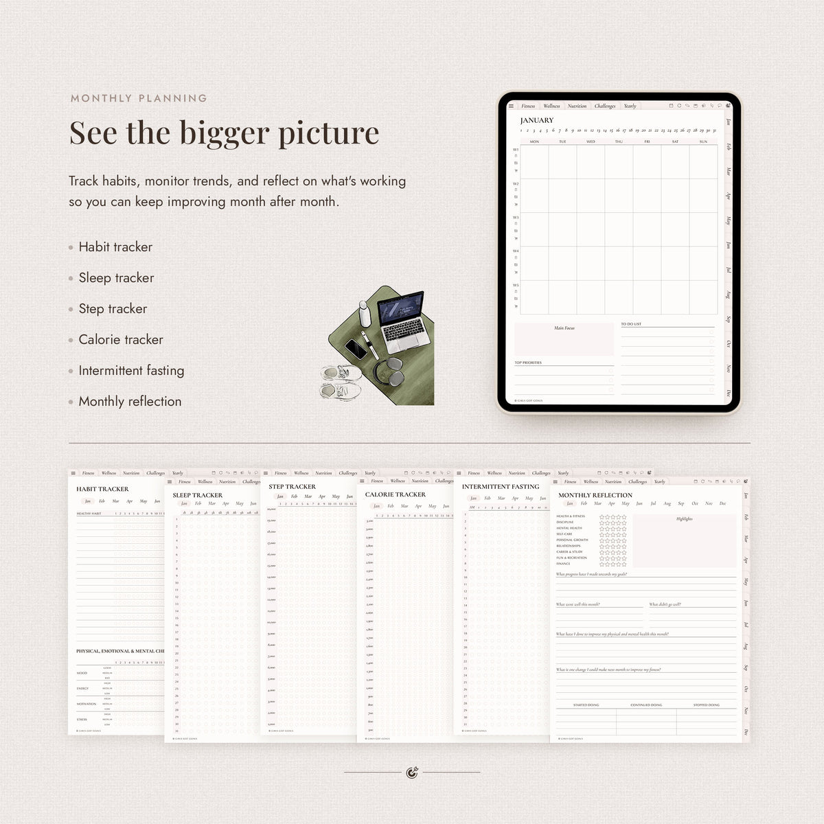 Digital Fitness Planner
