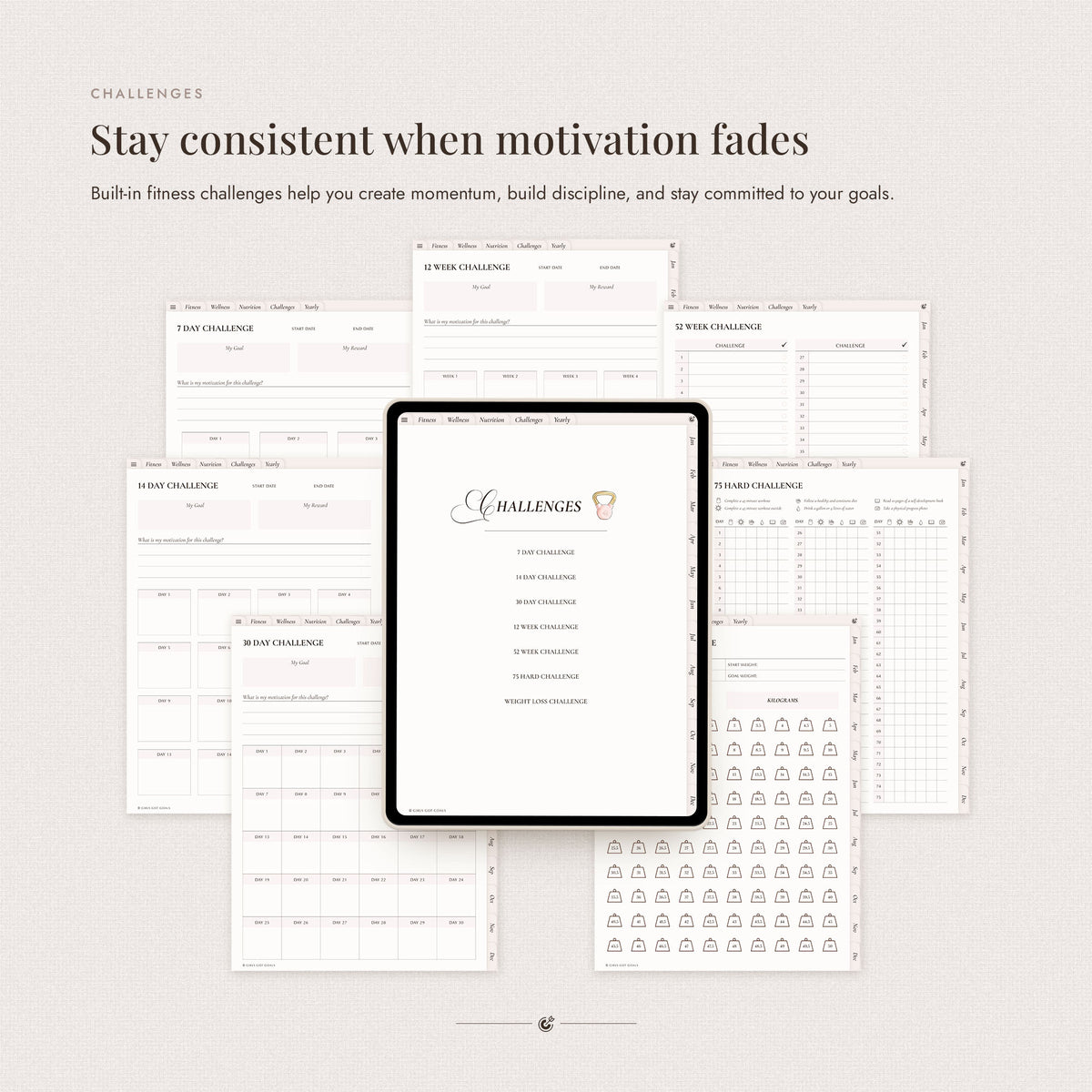 Digital Fitness Planner