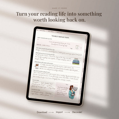 Digital Hand-Drawn Reading Stickers