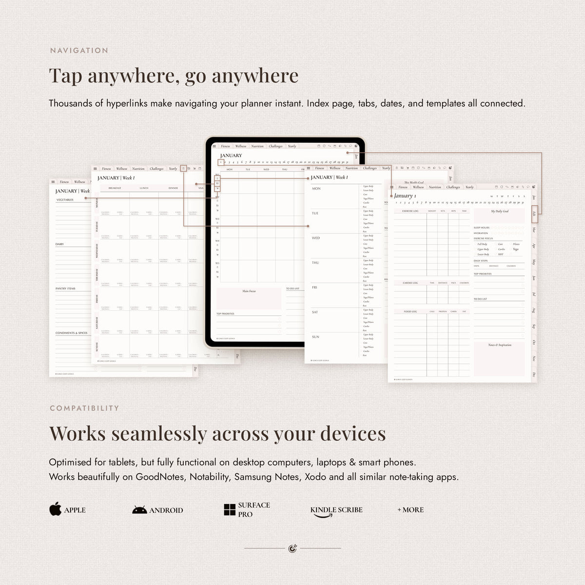 Digital Fitness Planner