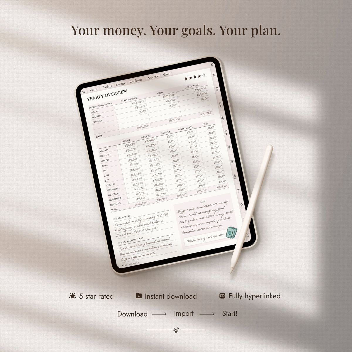 Digital Budget Planner