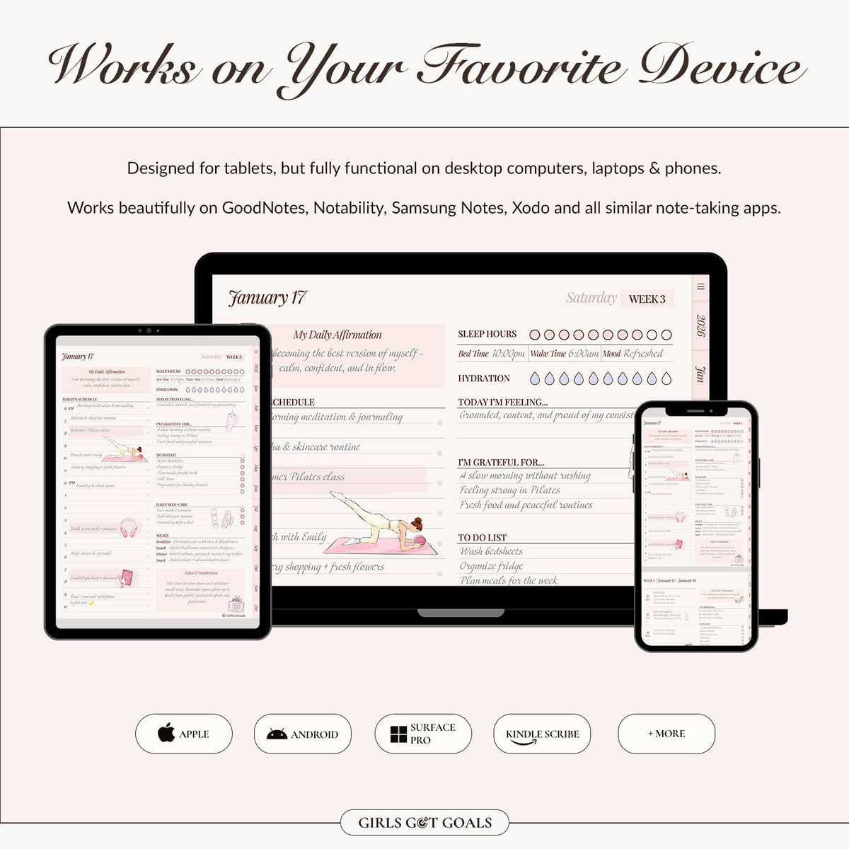2026 Digital All-In-One Planner