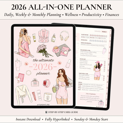 2026 Digital All-In-One Planner