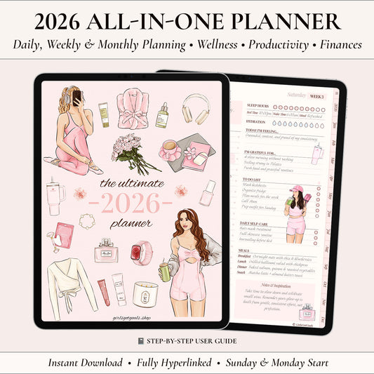 2026 Digital All-In-One Planner