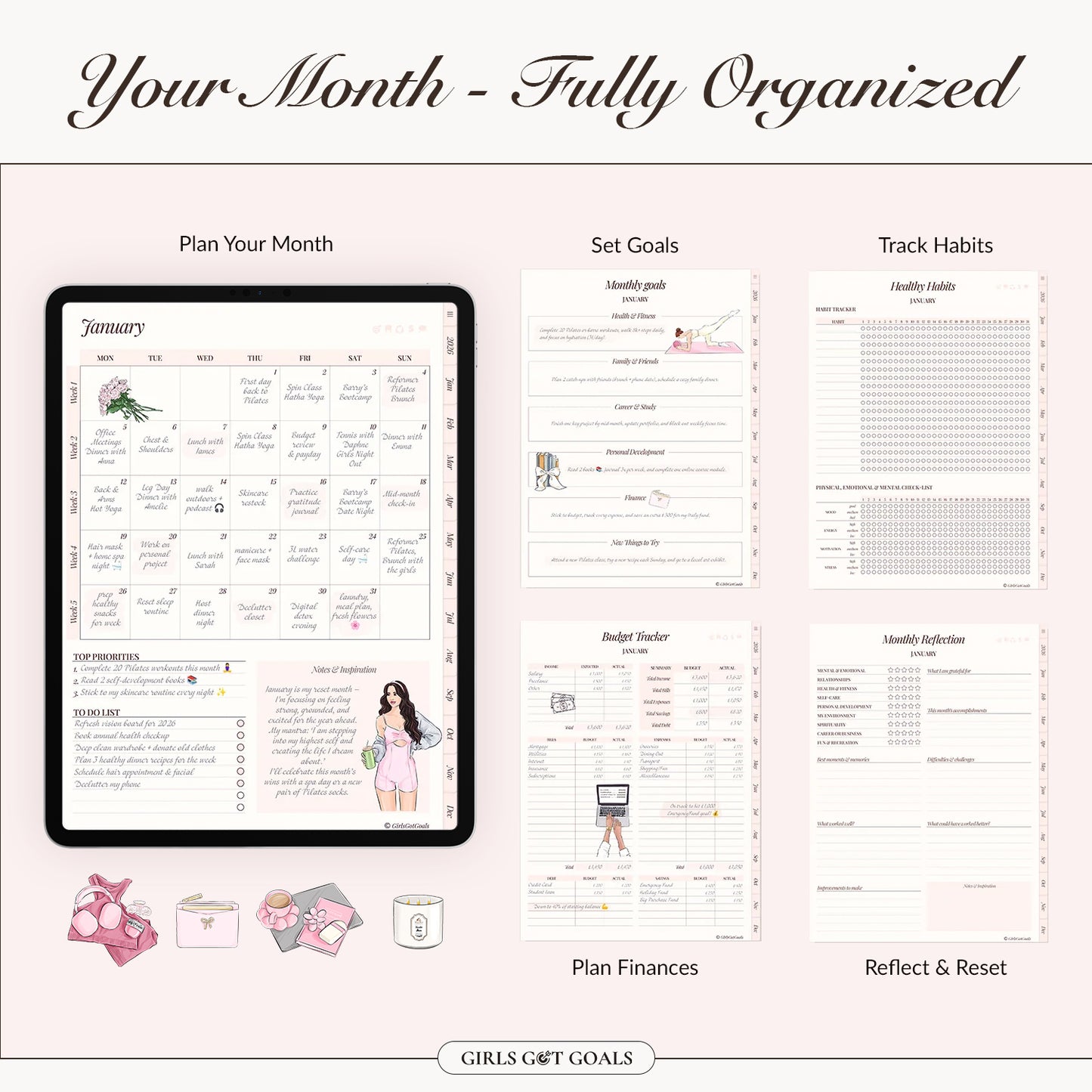 2026 Digital All-In-One Planner