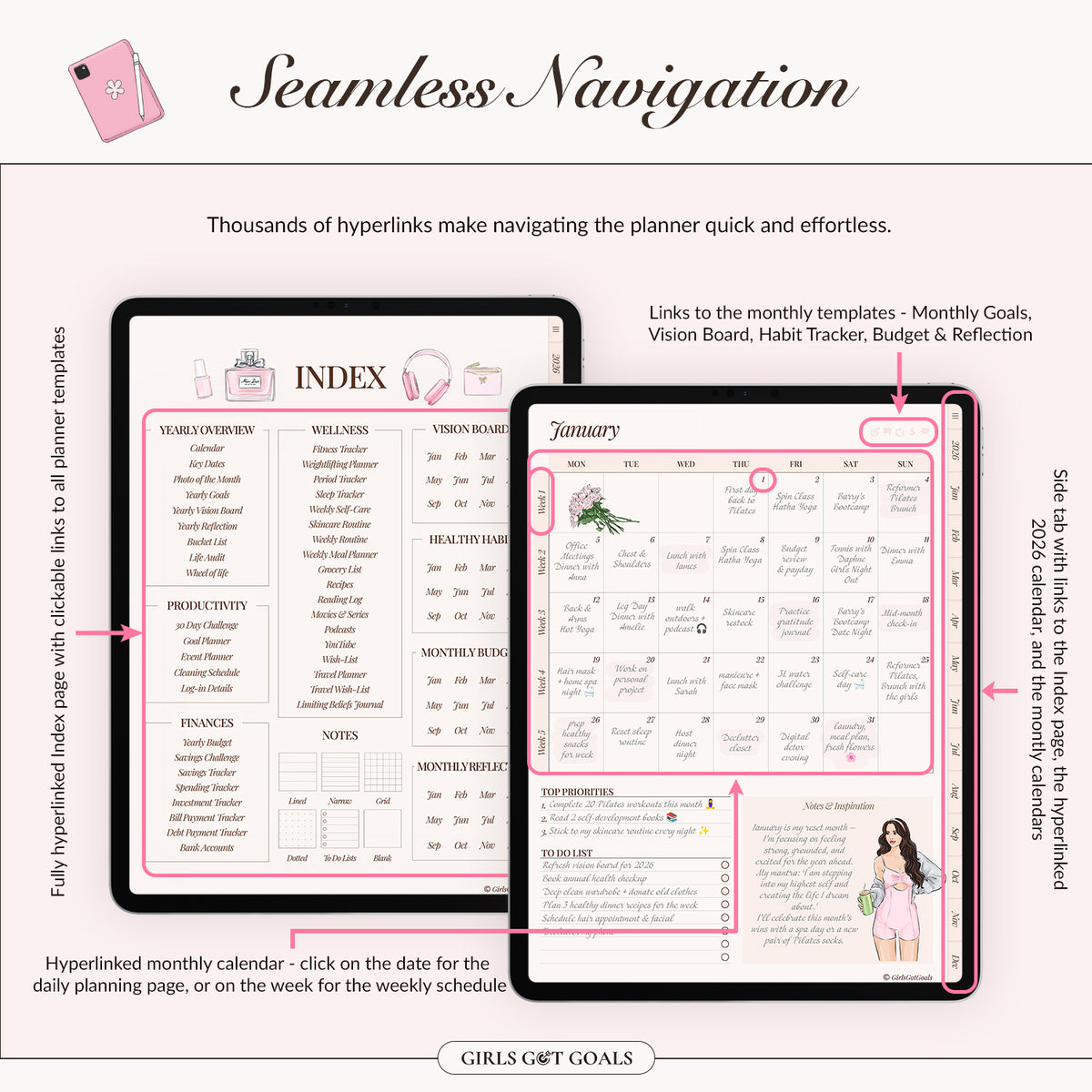 2026 Digital All-In-One Planner