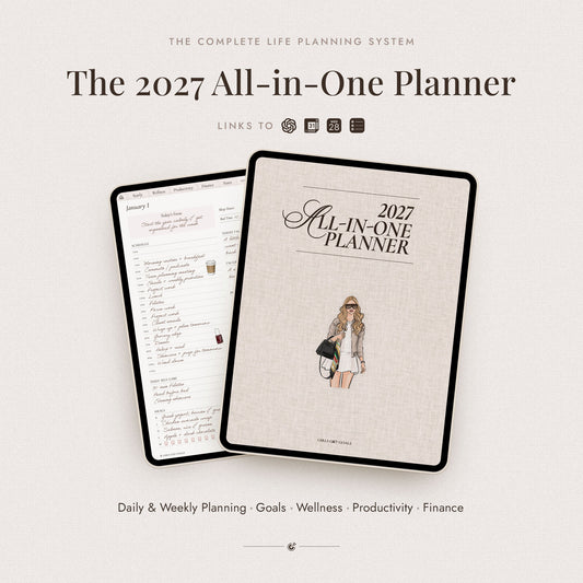 2027 Digital All-In-One Planner