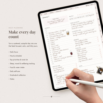 2027 Digital All-In-One Planner
