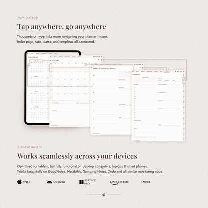 2027 Digital All-In-One Planner