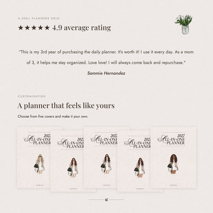 2027 Digital All-In-One Planner