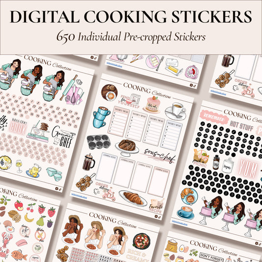 Digital Cooking Stickers