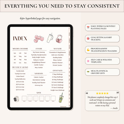 Digital Fitness Planner
