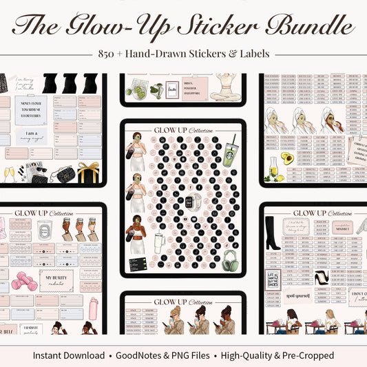 Digital Glow Up Stickers