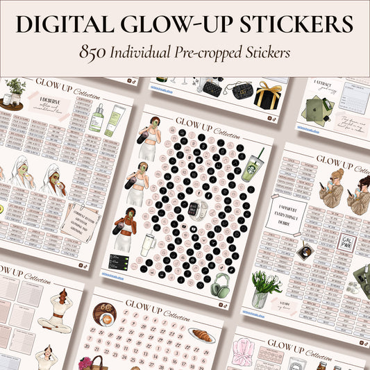 Digital Glow Up Stickers