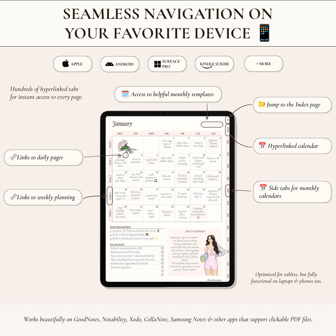 The Ultimate Digital Planner Bundle