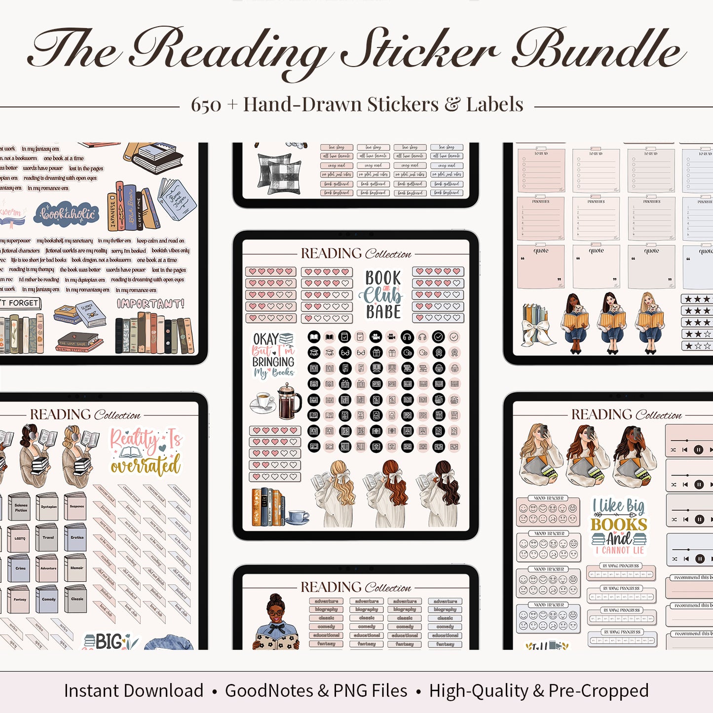 Digital Reading Stickers