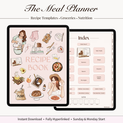 Digital Recipe Book & Meal Planner