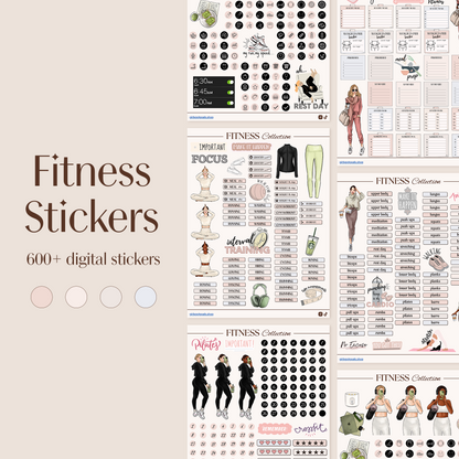 Digital Fitness Stickers