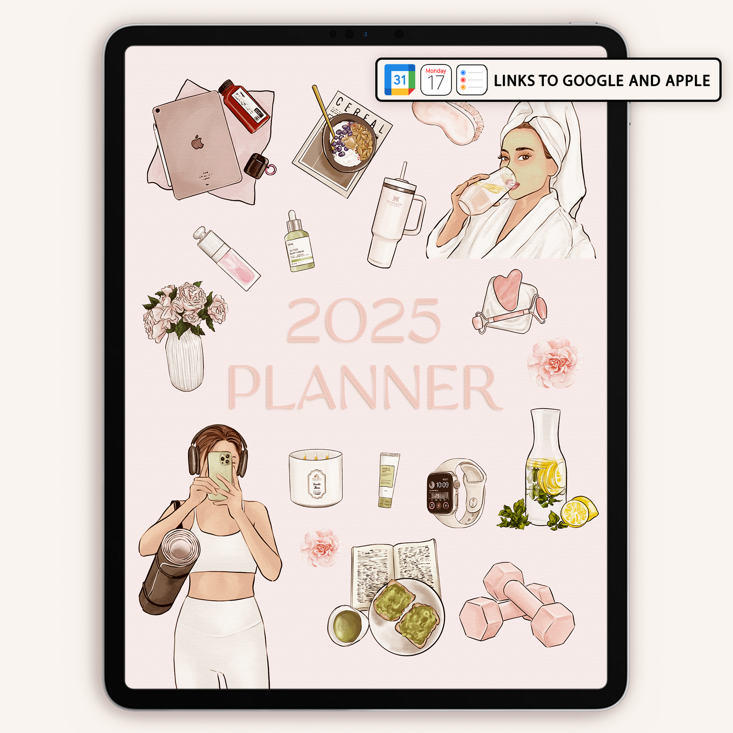 2025 Digital Glow Up Planner