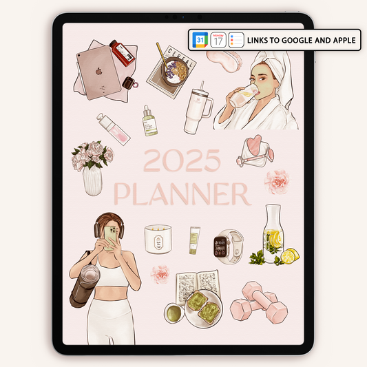 2025 Digital Glow Up Planner