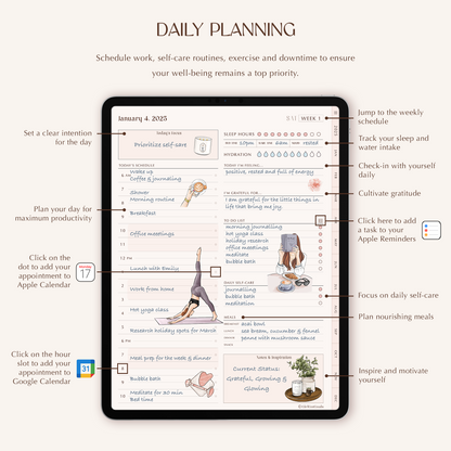 2025 Digital Glow Up Planner