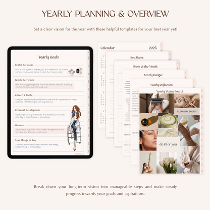 2025 Digital Glow Up Planner